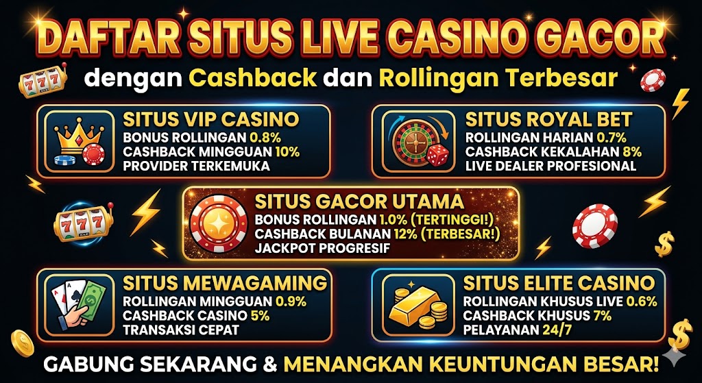 situs live casino gacor